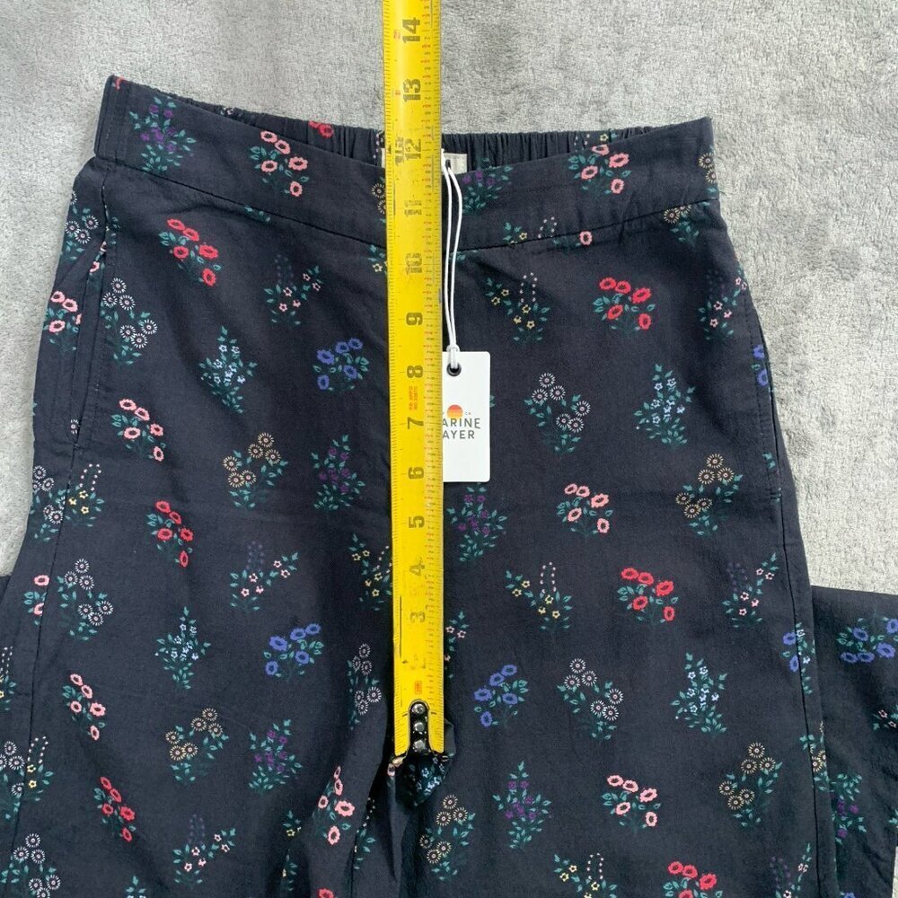Marine Layer Kiley Pants Womens XS Black India Floral Print Casual Wide Leg Boho - Picture 9 of 14